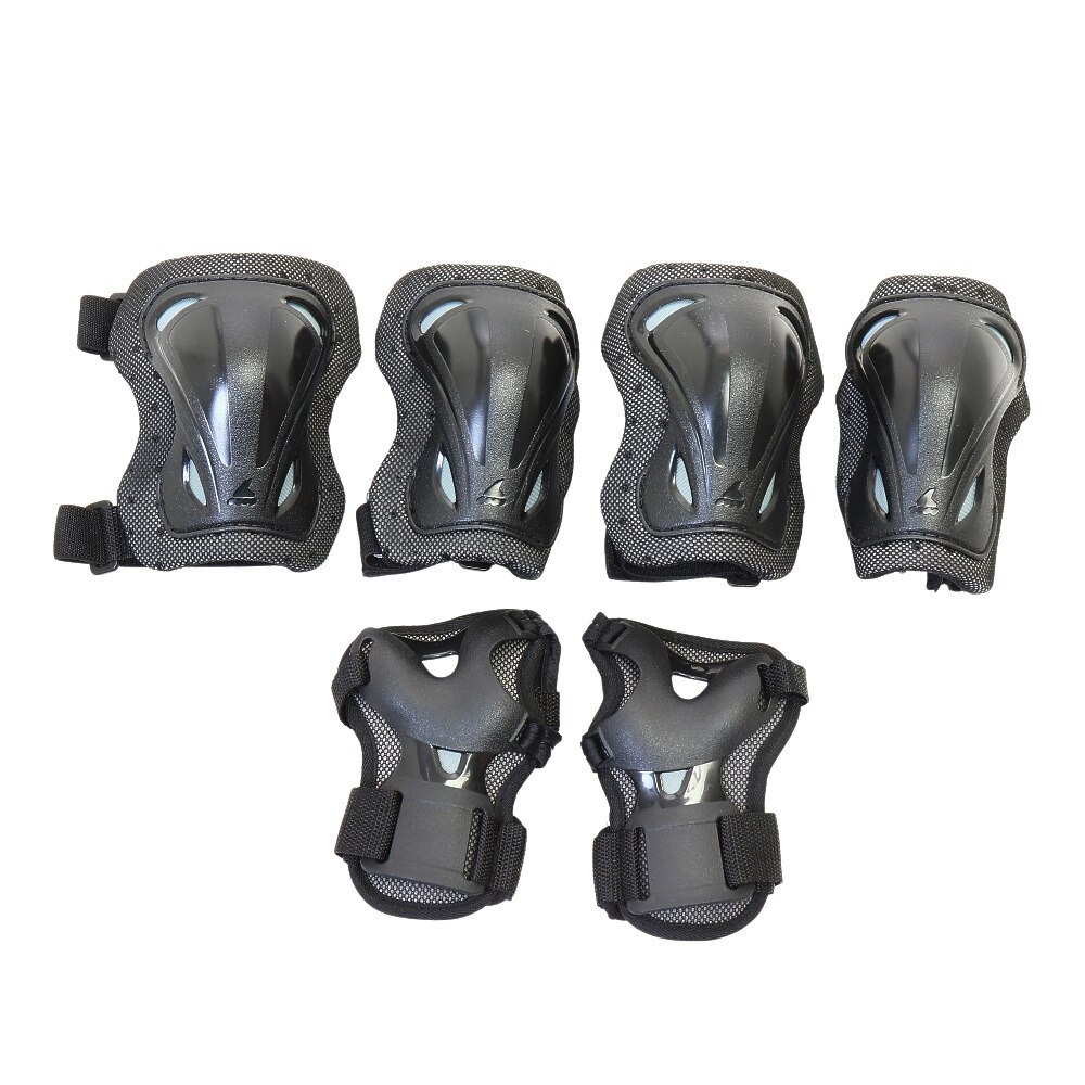  ジュニア インラインパットセット SKATE GEAR 069P0200100 S GEAR JR 3 PC  BK