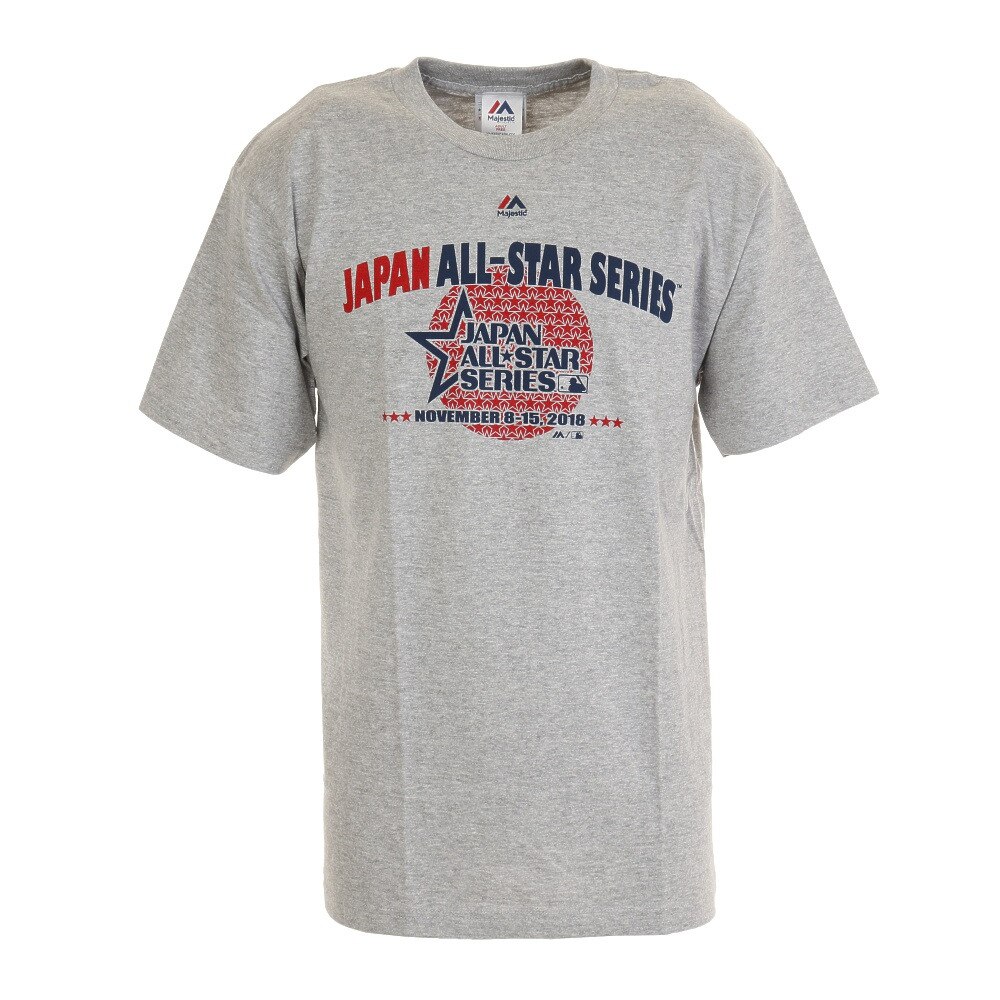  MLB Tシャツ 2018 日米野球 オールスターシリーズ 1 マジェスティック MM01-JAS-8001-GY