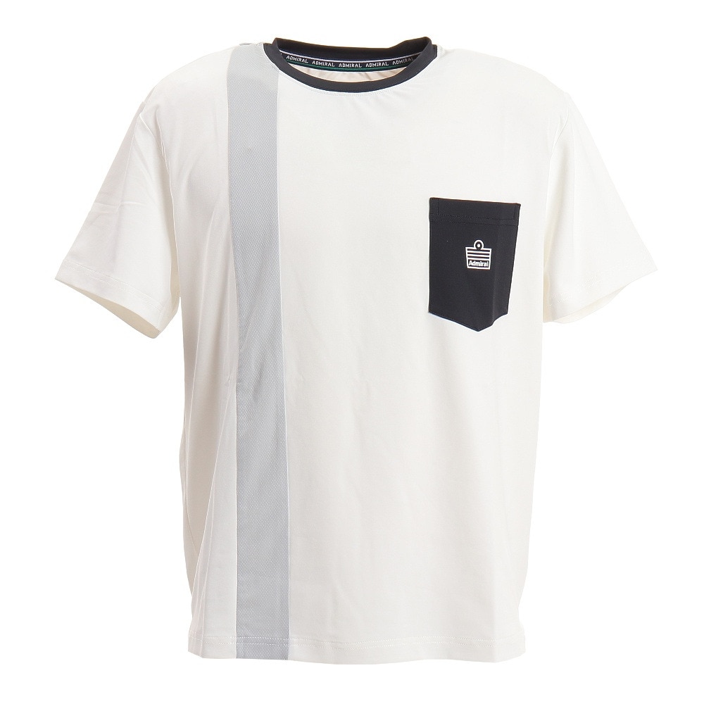 ヴァーティカル ロゴ プラクティス 半袖Tシャツ ATMA012-WHT