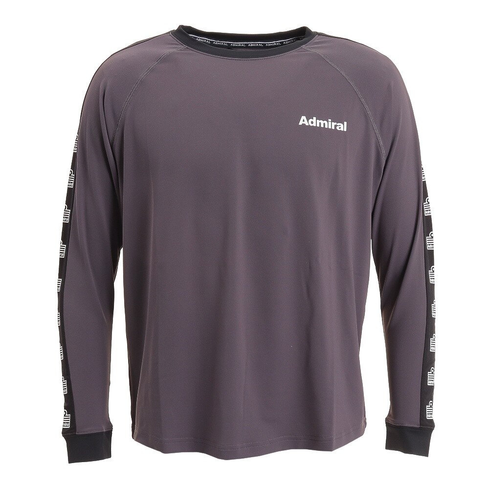  スリーブロゴ 長袖Tシャツ ATMA010-GRY