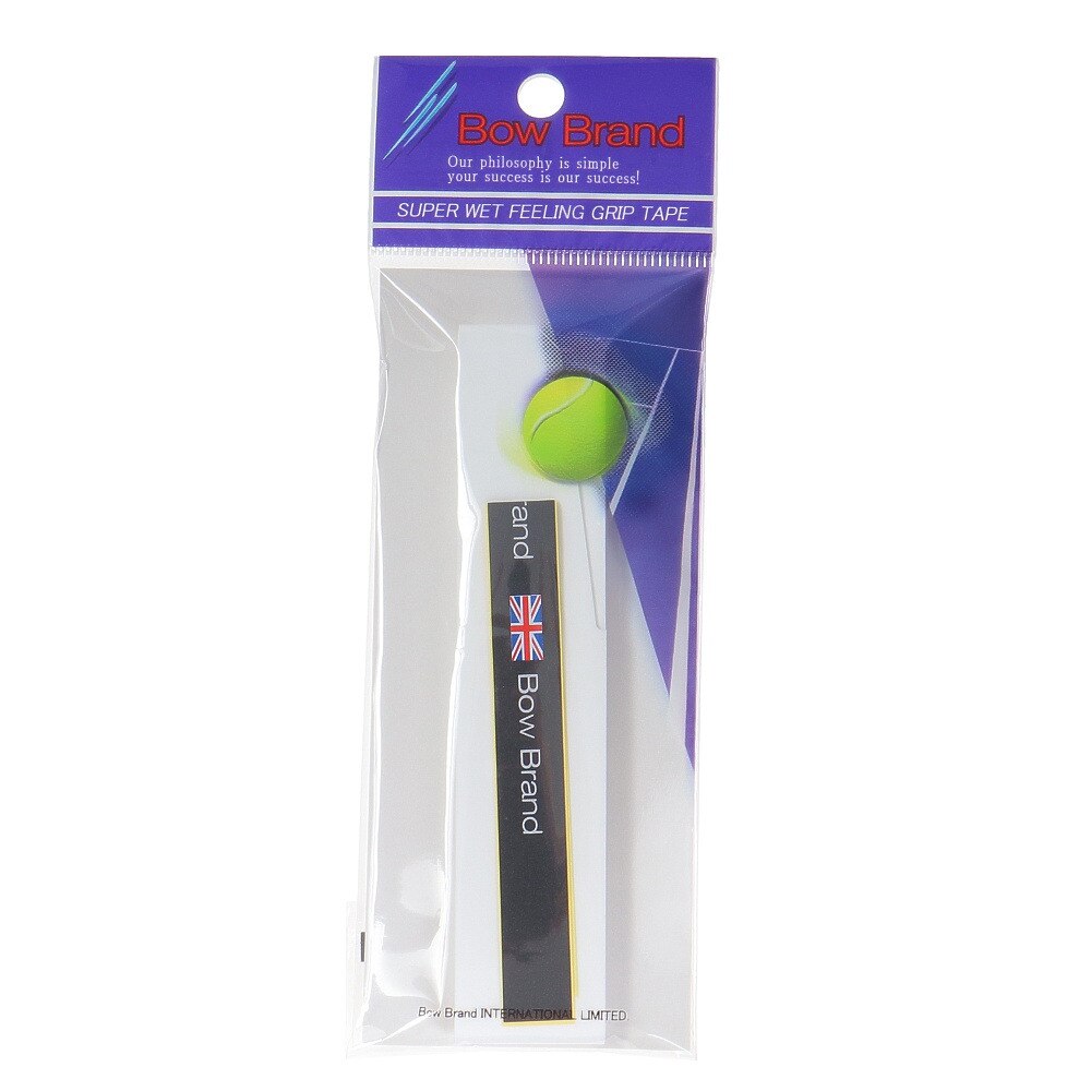  テニスグリップテープ 1本入り BOW001-WH