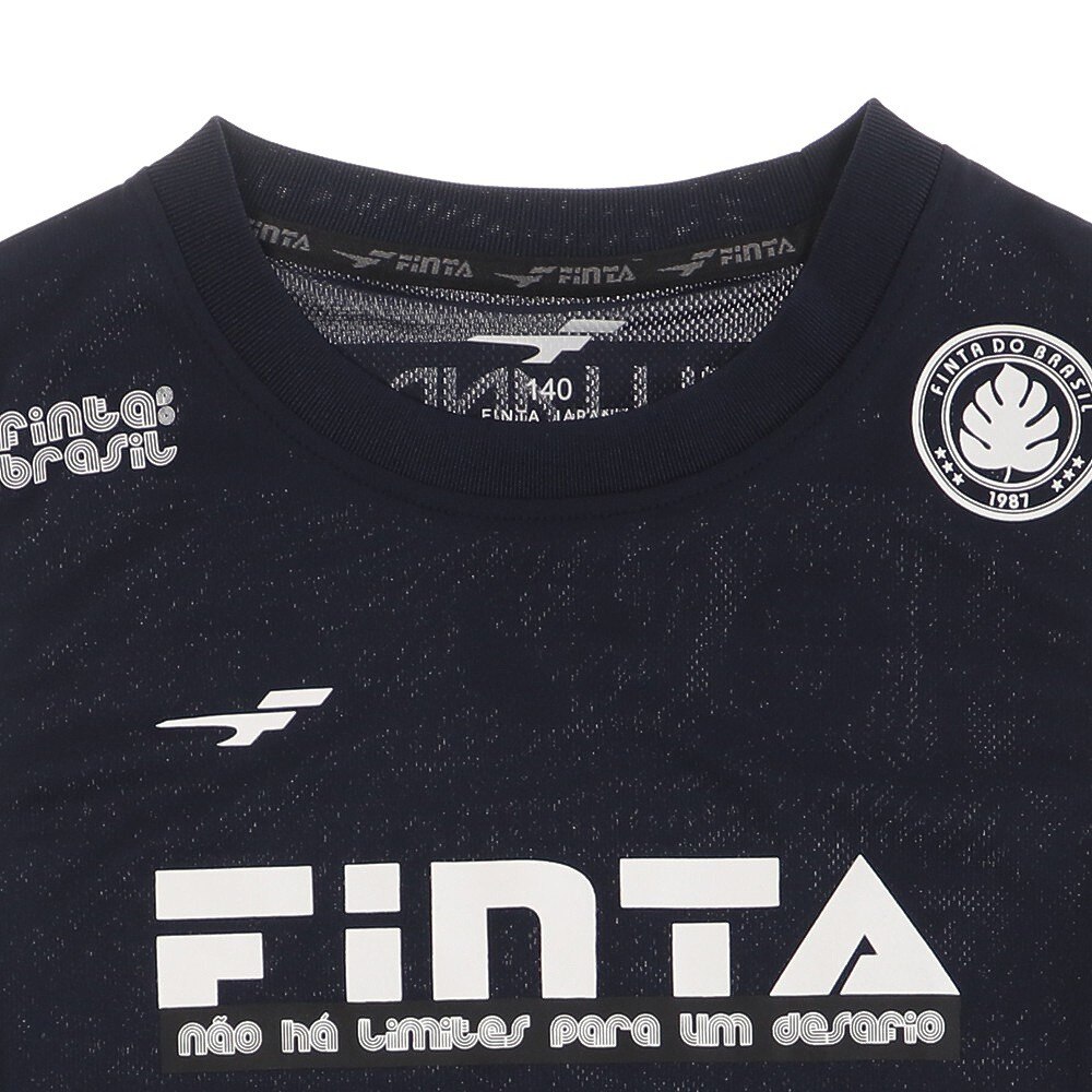交換無料！ フィンタ JR プラクティスＴシャツ ジュニア 子供用 サッカー フットサル プラシャツ 半袖 FINTA FT8755  harnoorbabbar.com