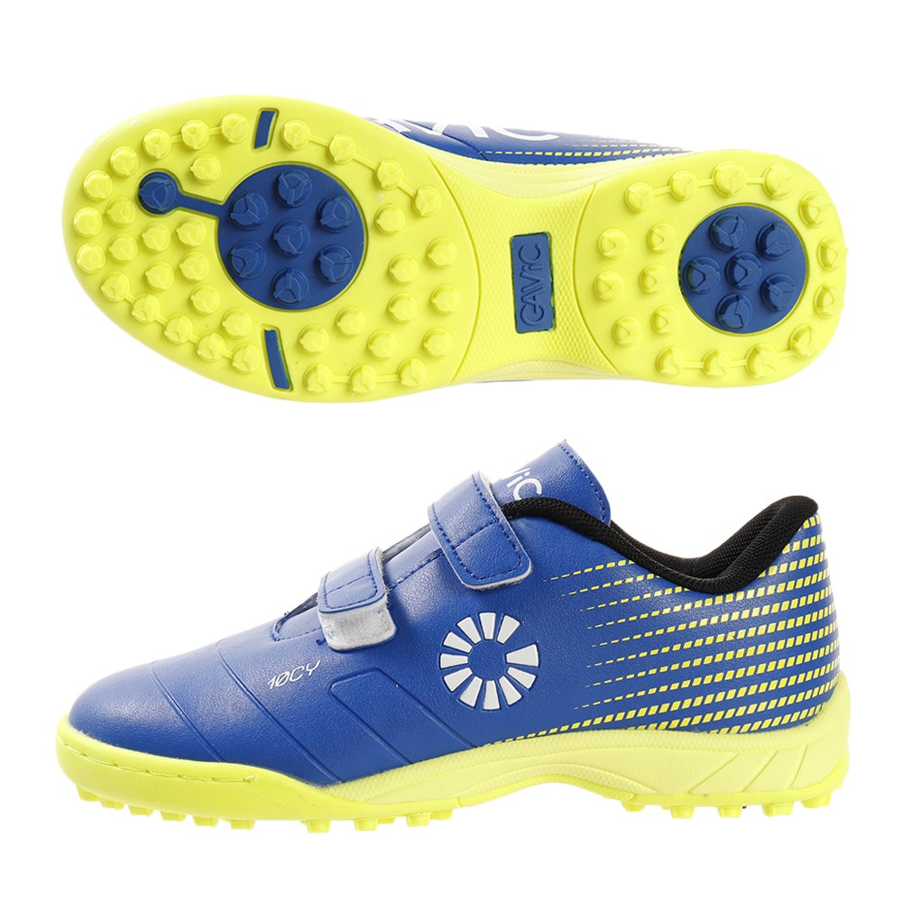 ジュニアサッカートレーニングシューズ 10CY TF GS0607 BLU/FYL サッカーシューズ トレシュー