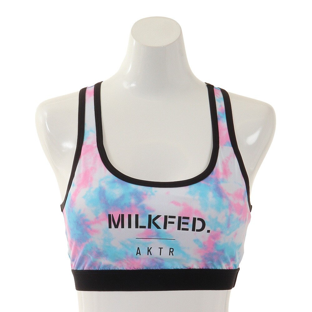 xMILKFED. TIEDYE SPORTS BRA 120-070021 BLRD