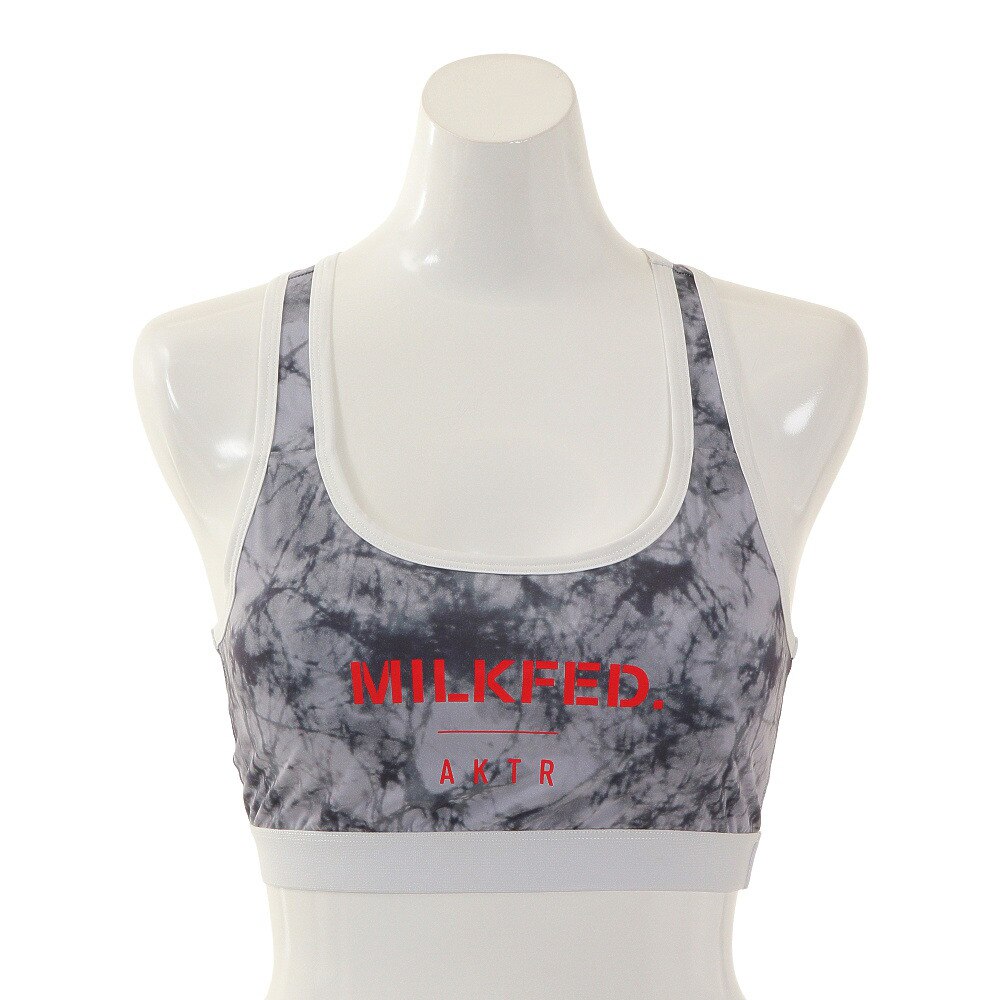 xMILKFED. TIEDYE SPORTS BRA 120-070021 GY