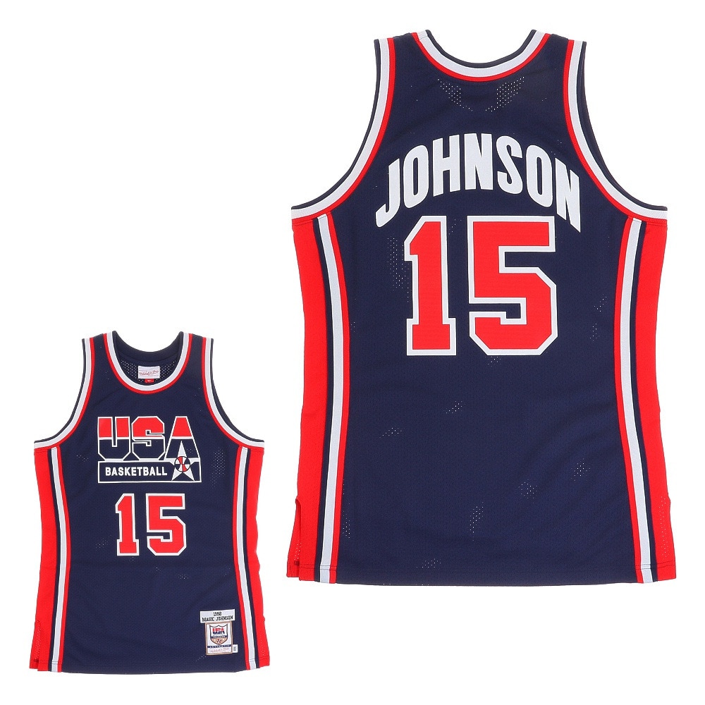 アービン マジック ジョンソン オーセンティックUSA 1992 タンクトップ AJY4GS18413-USANAVY92EJH