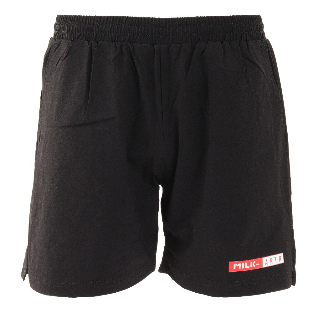  xMILKFED. LOGO SHORTS 120-073002 BK