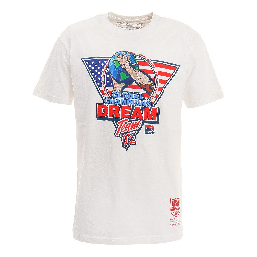  1992 USAバスケットボール グローバルチャンプ Tシャツ BMTRCW18139USAWHIT