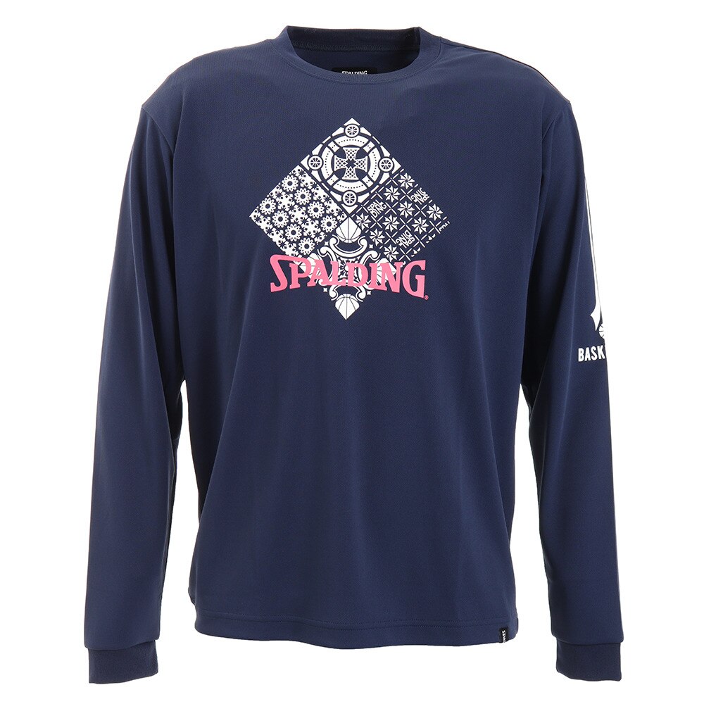 スカンジナビアン スクエア 長袖Tシャツ SMT191240NV