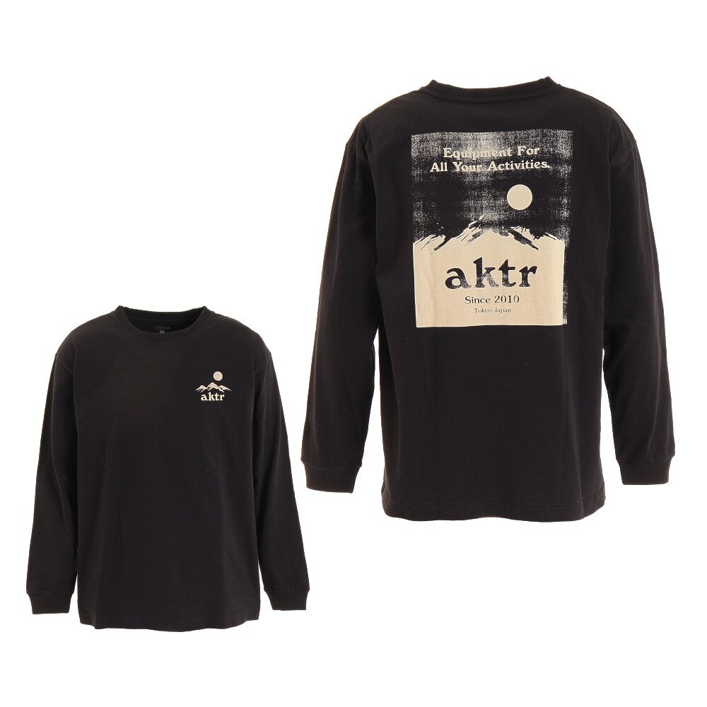  SUNRISE 長袖Tシャツ 121-052005 BK