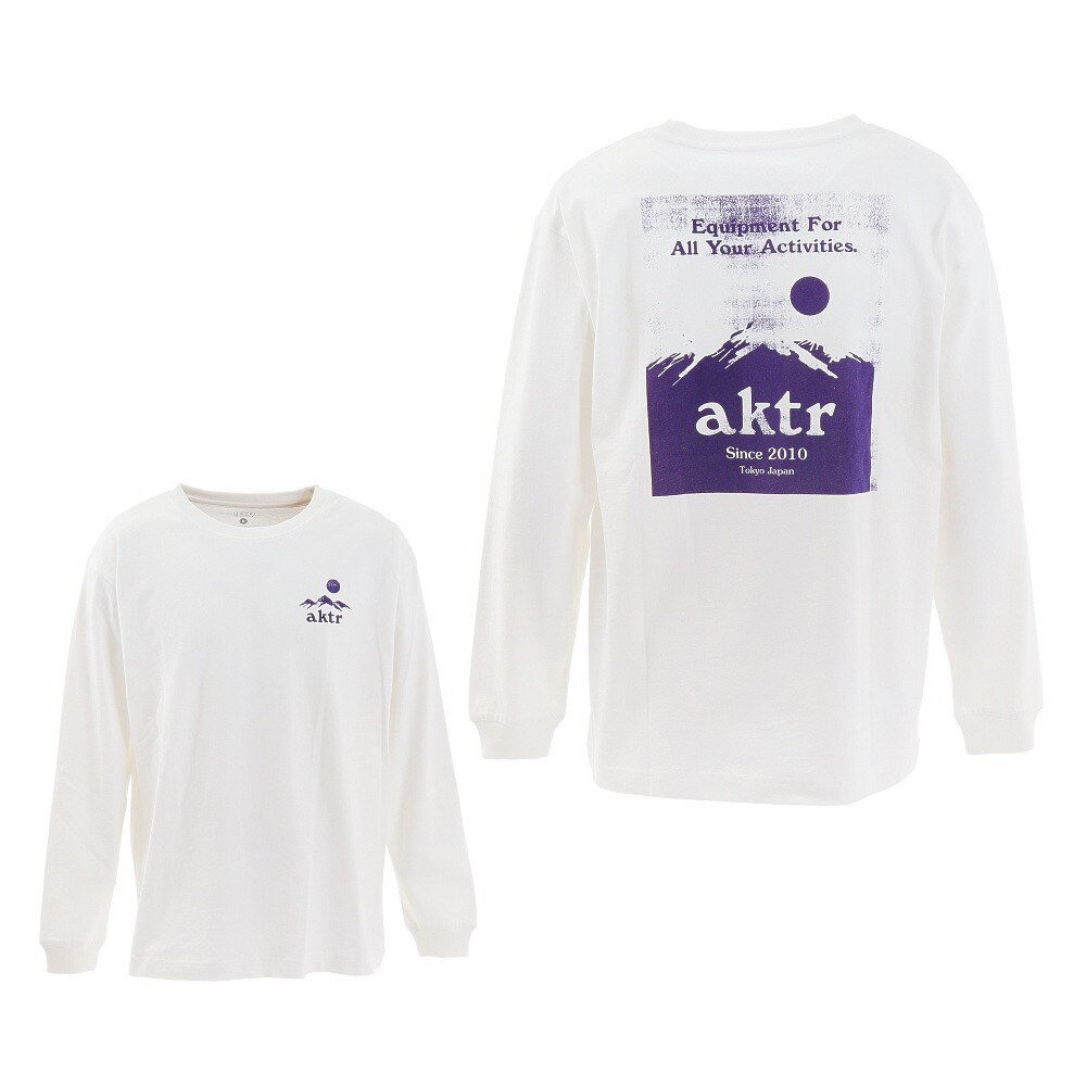  SUNRISE 長袖Tシャツ 121-052005 WH