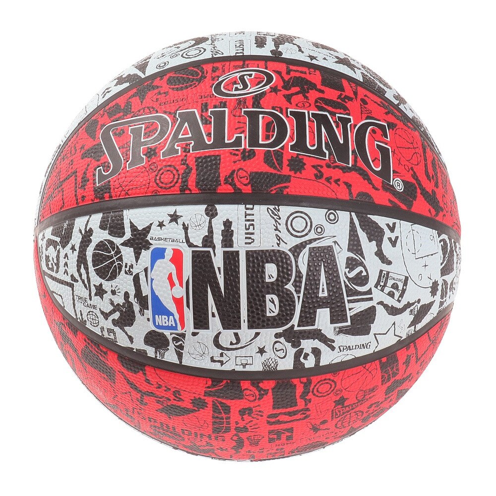  グラフィティ レッド ラバー 7号球 NBAロゴ入り 83-574Z
