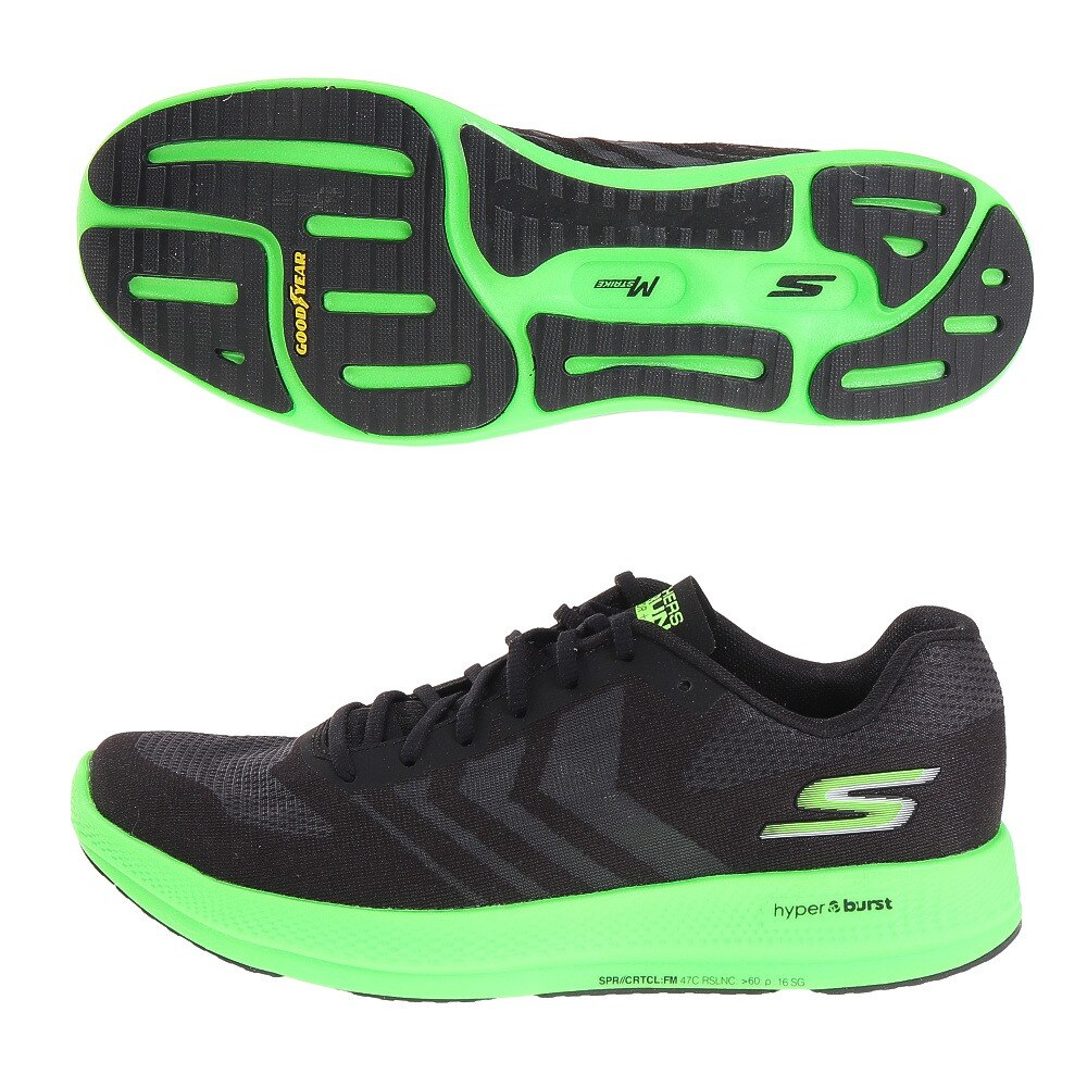 ランニングシューズ ジョギングシューズ GO RUN RAZOR + 220211-BKGR