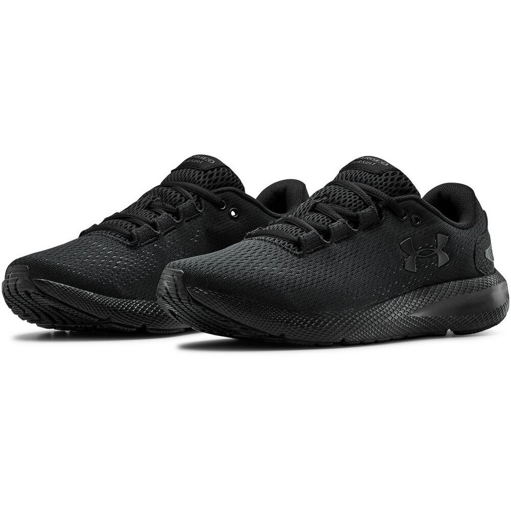 ランニングシューズ チャージド パスート 2 3022604 BLK/BLK/BLK ジョギングシューズ