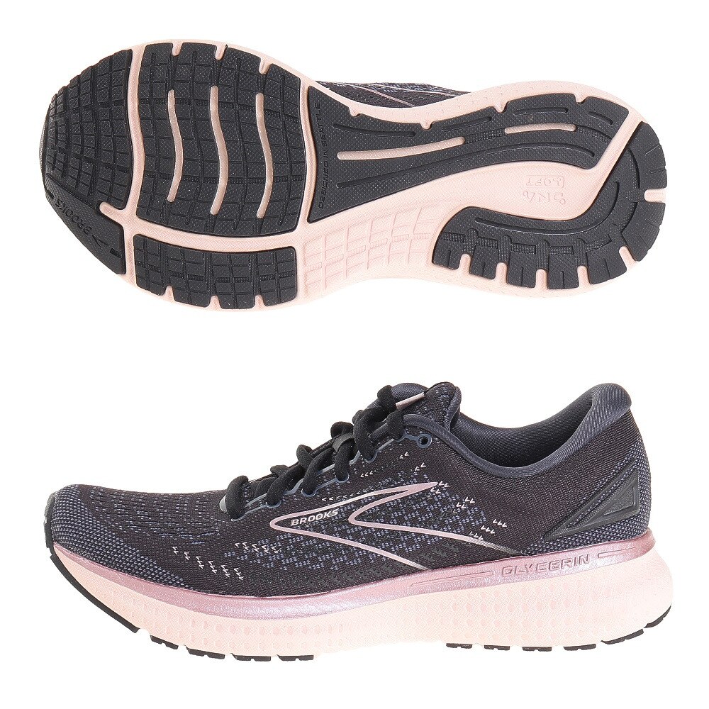 ランニングシューズ ジョギングシューズ グリセリン19 BRW3432 BLK