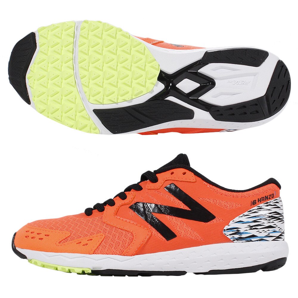  【キッズ】ジュニアランニングシューズ NB HANZO J OY レースシューズ