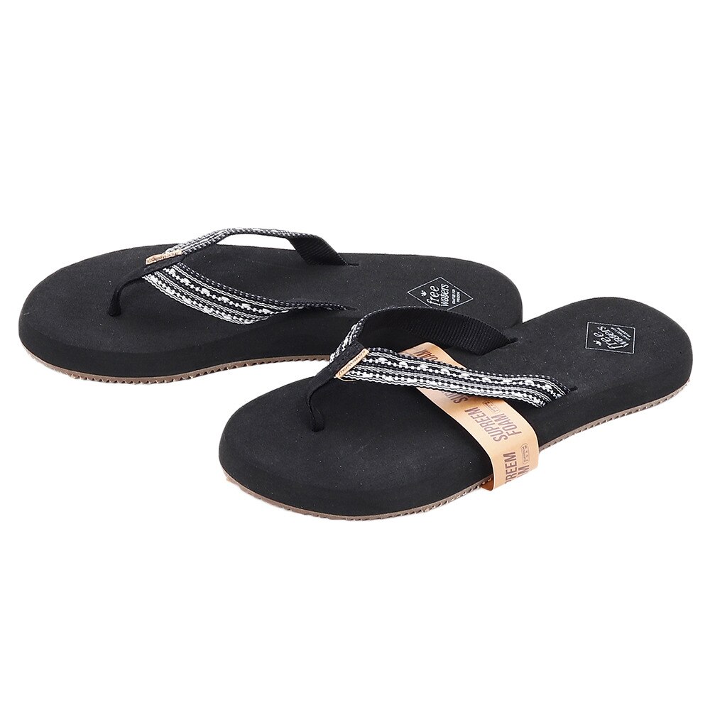 ビーチサンダル Wms Supreem 19wo 055 Black フリーウォータース エルブレス ビーチサンダル Wms Supreem 19wo 055 Black フリーウォータース エルブレス