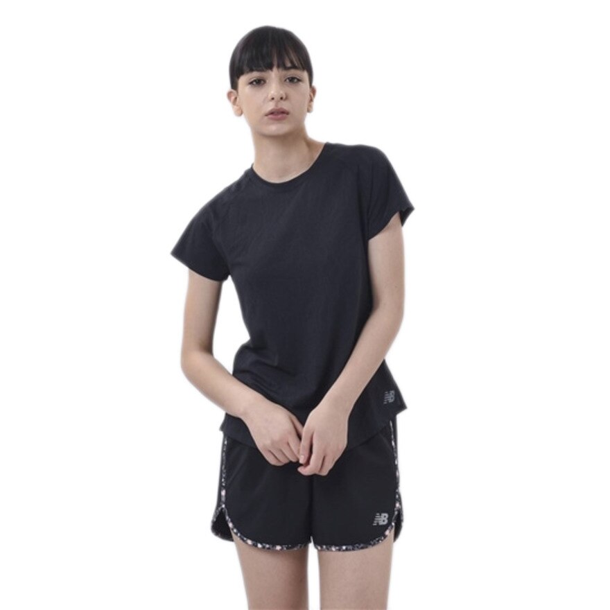 Q Speed ジャガードショートスリーブ Tシャツ WT11278BK