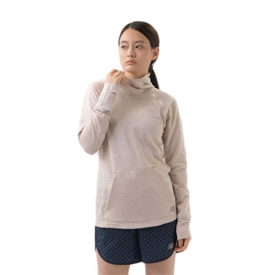  NB Heat グリッドフーディトップス WT03255SAH