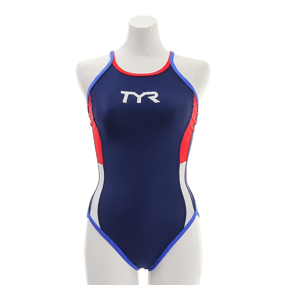  競泳水着 レディース 水泳 TRFBACK COLOR SPL FCOLR-20M NVRD