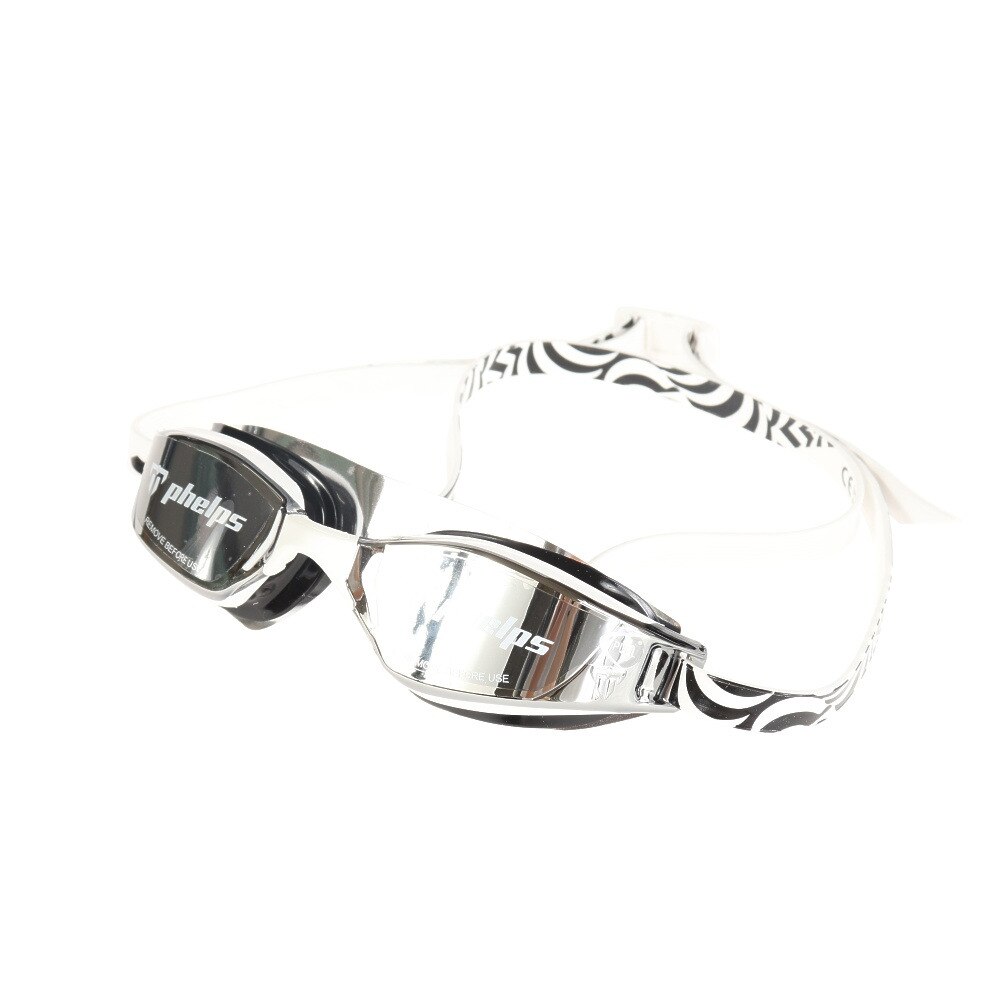  エクシード シルバーミラー FINA承認 189190 WH/BK SILVER MIRROR