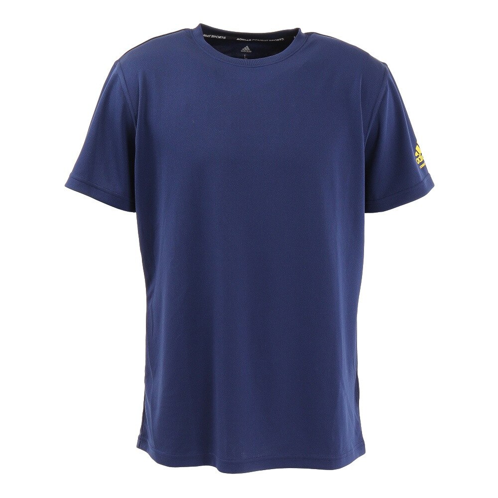  shoulder logo 半袖Tシャツ adiCTCS05 P NVY/YEL