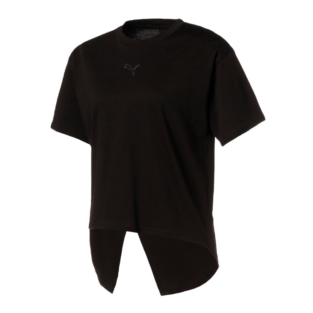  HER オープンバック 半袖 Tシャツ 588461 01 BLK