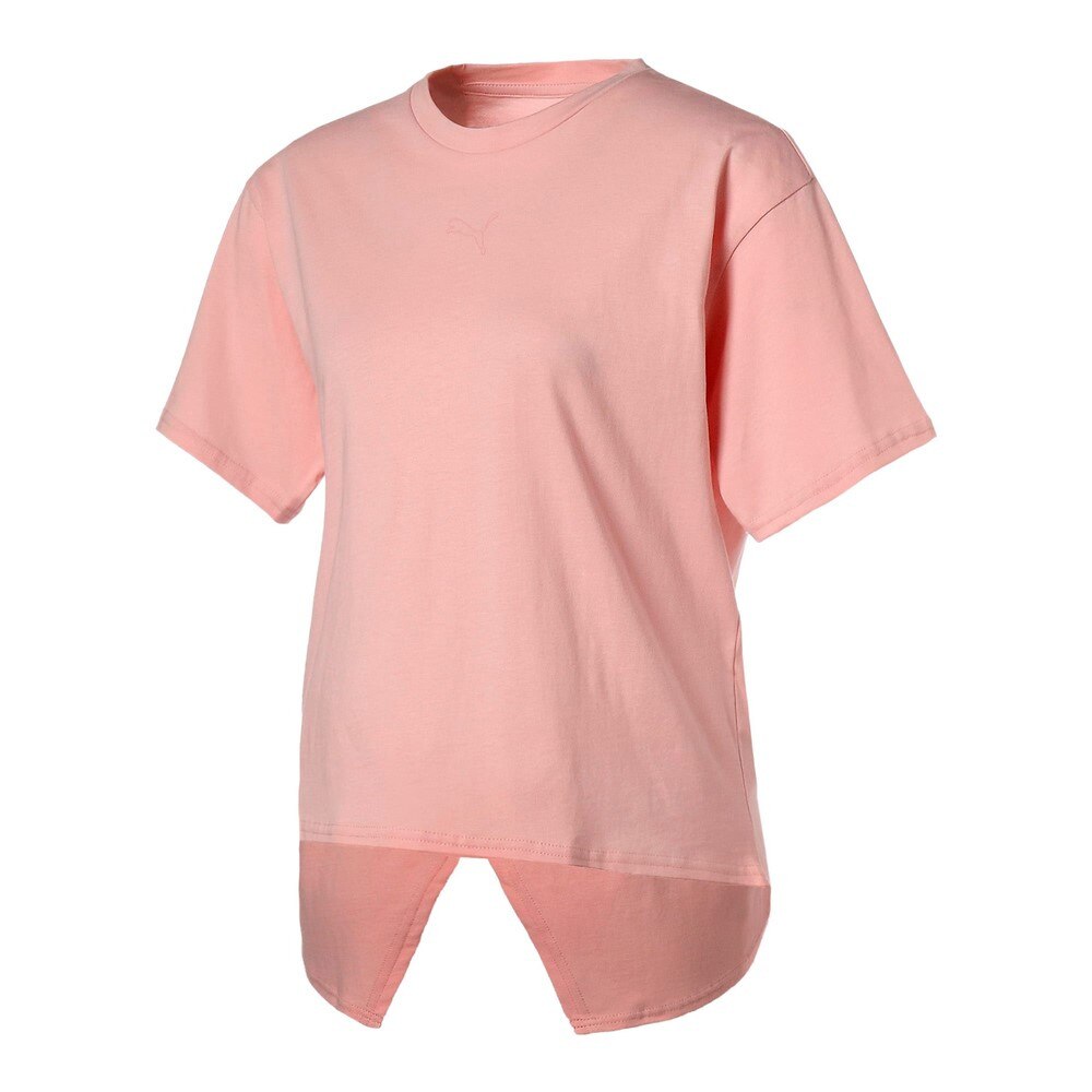  HER オープンバック 半袖 Tシャツ 588461 02 PNK
