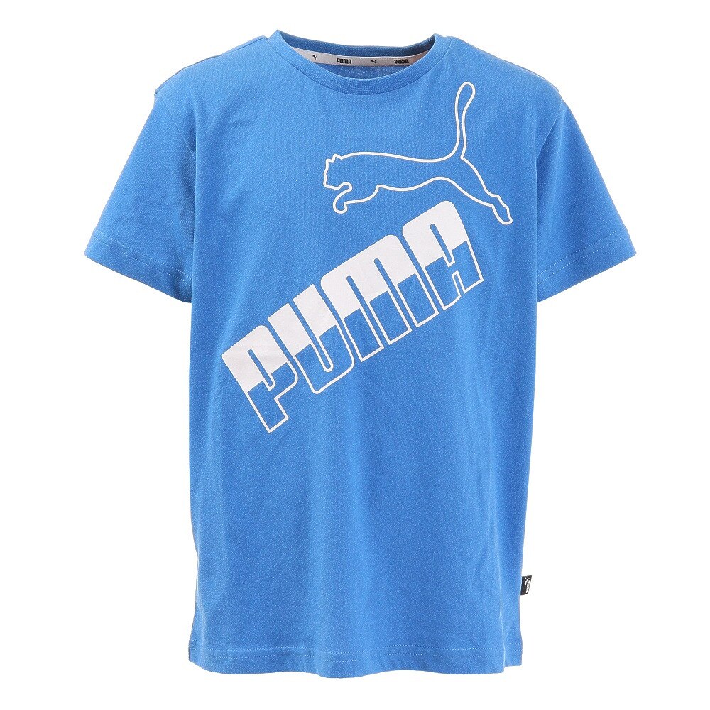  キッズ AMPLIFIED ビッグロゴ Tシャツ 588970 13 BLU