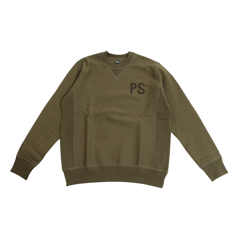クルーネックスウェット ELBOW P HVY CREW 55200079-OLV