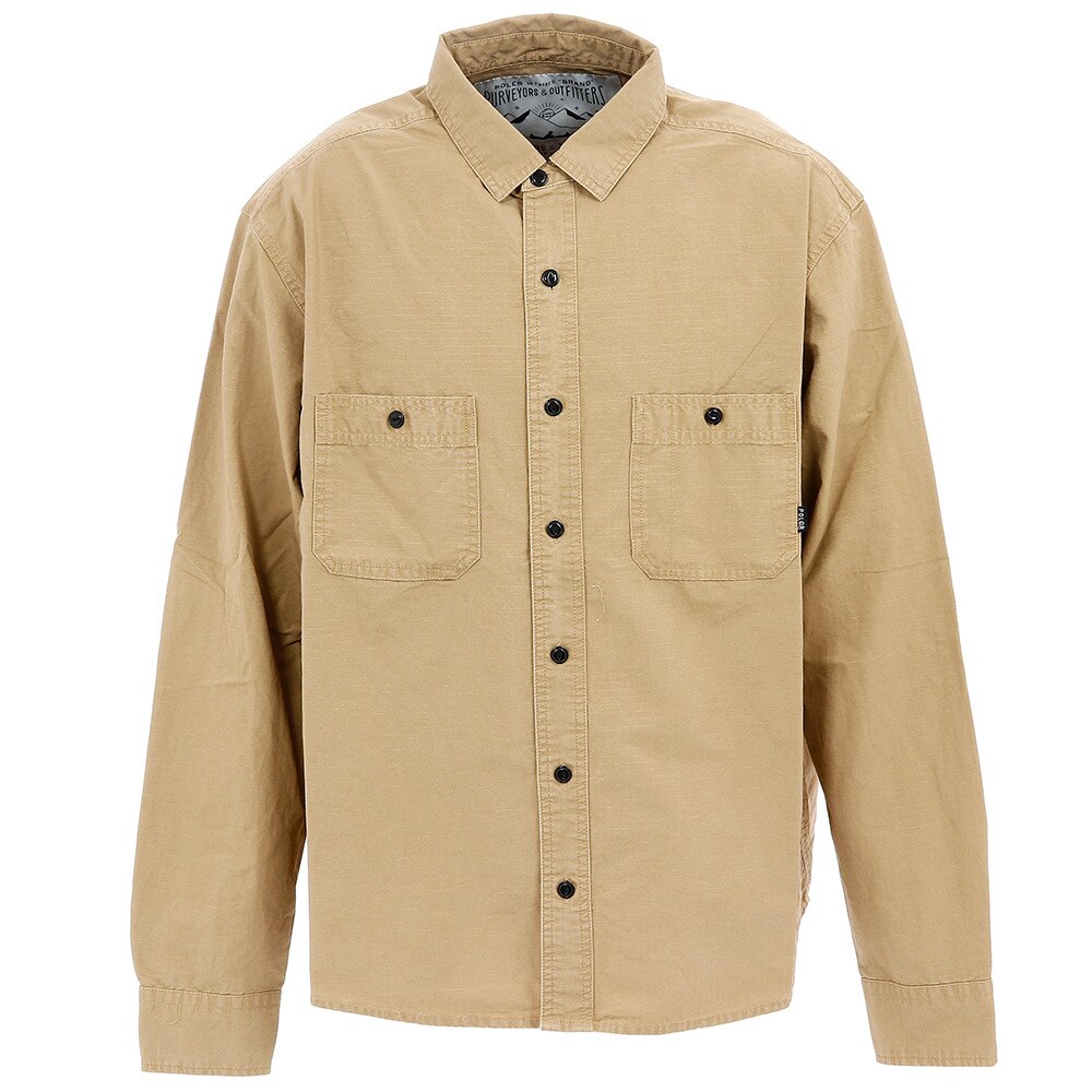 ＜スーパースポーツ ゼビオ＞ WASHED SS BD シャツ 55100127-BEG