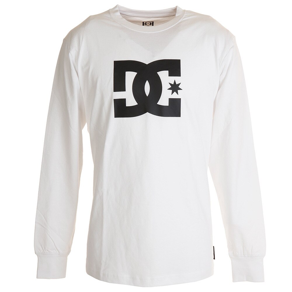  19 STAR LS Tシャツ 長袖 クルーネック ロゴ 5425J924WHT