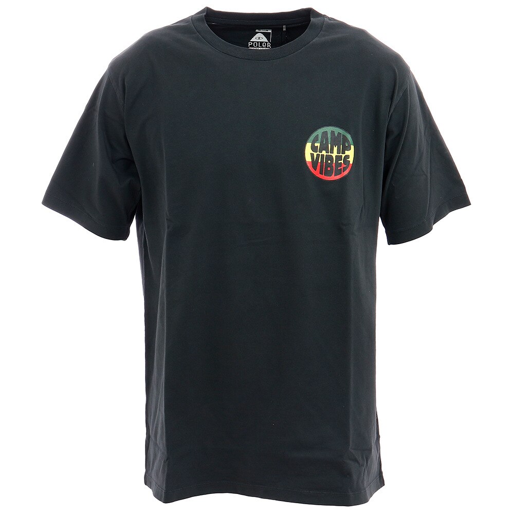  半袖 プリントTシャツ RASTA VIBES PIG TEE 55200217-BLK