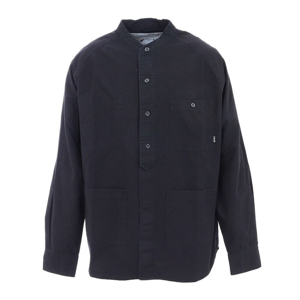  COTTON RIP RAGLAN SHIRT ジャケット 55100303-BLK