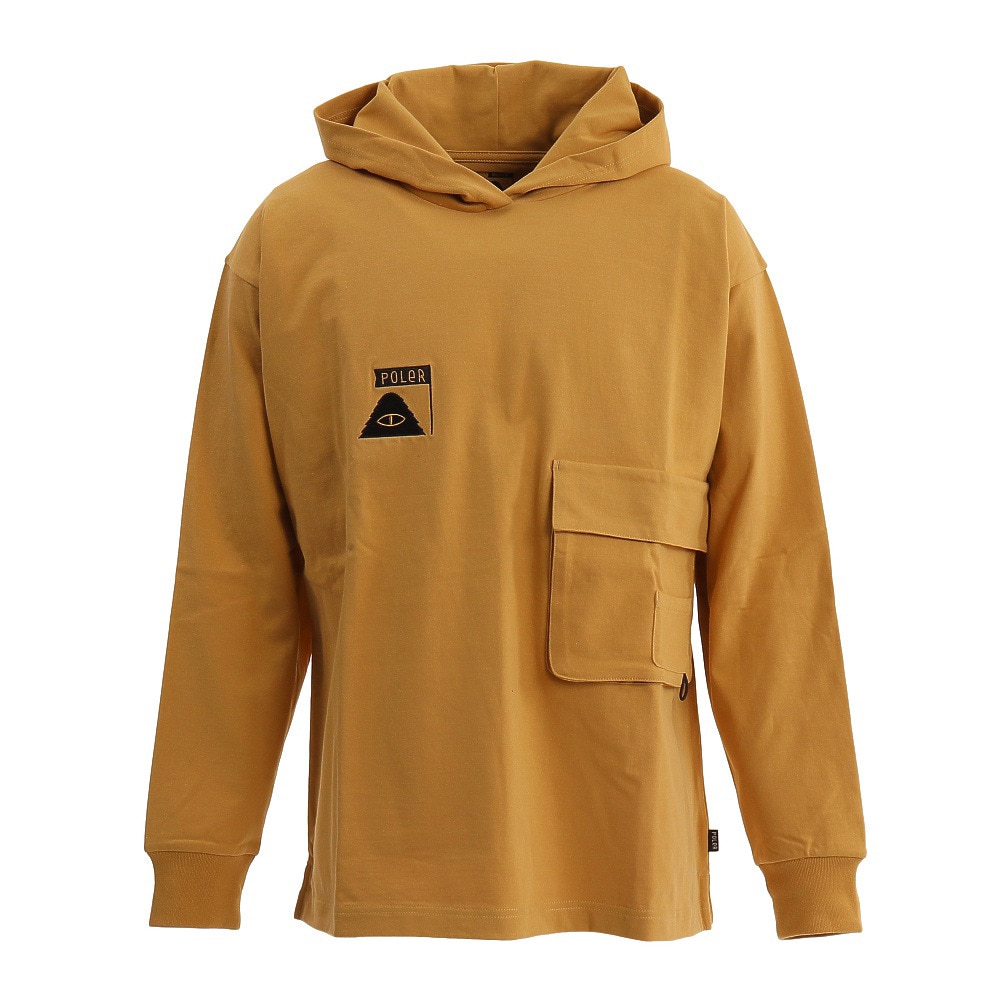 SUMMT HEAVY WEIGHT DOUBLE POCKET 長袖Tシャツ フーディー 55200366-BEG