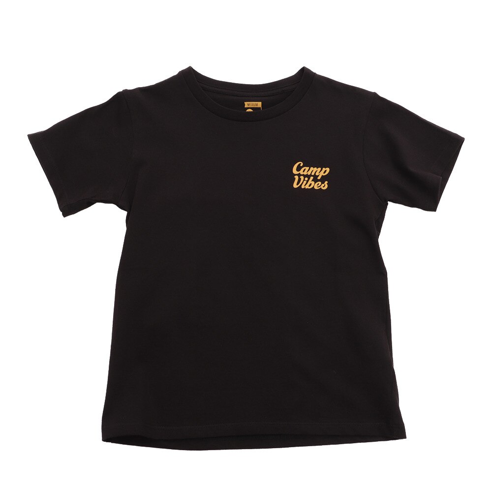  ジュニア 半袖Tシャツ CAMPVIVES TEE 55200050-BLK