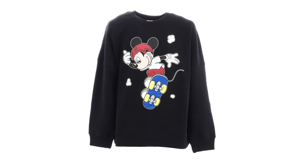 ボーイズ トレーナー 長袖 クルーネック プリント ミニー ディズニー19 Kd Disney Riding Crew Fw 74j997 Blk ディーシー シュー ヴィクトリアゴルフ