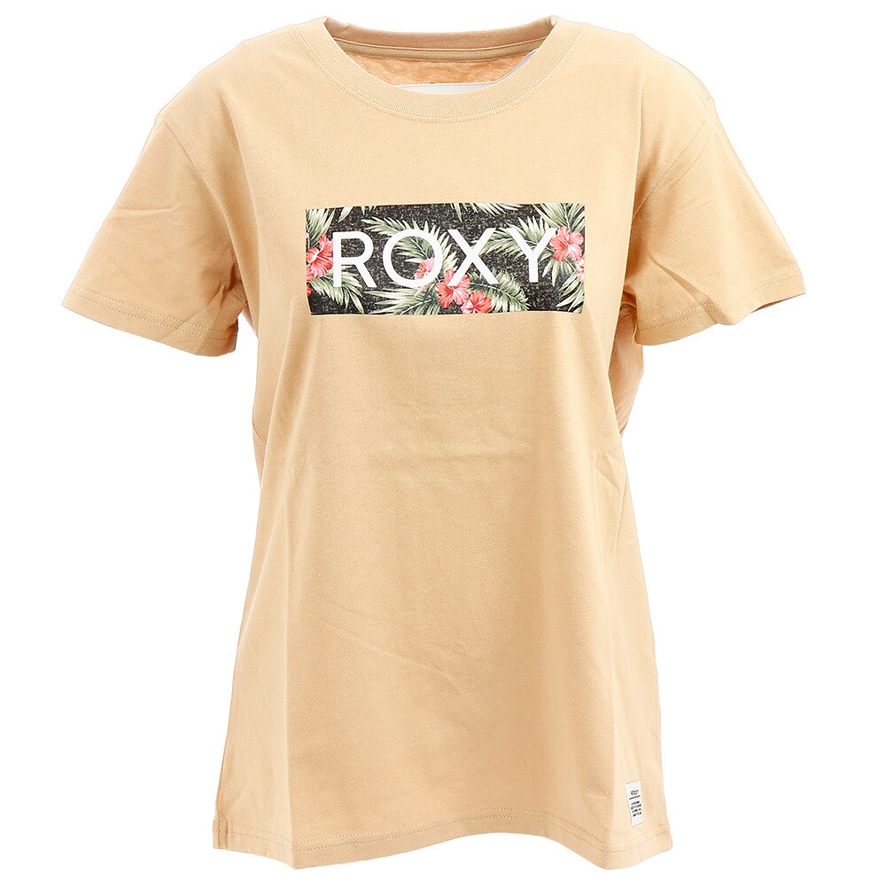  半袖 ロゴTシャツ ボタニカル TROPICAL FOREST ROXY 20SP RST201080 BGE