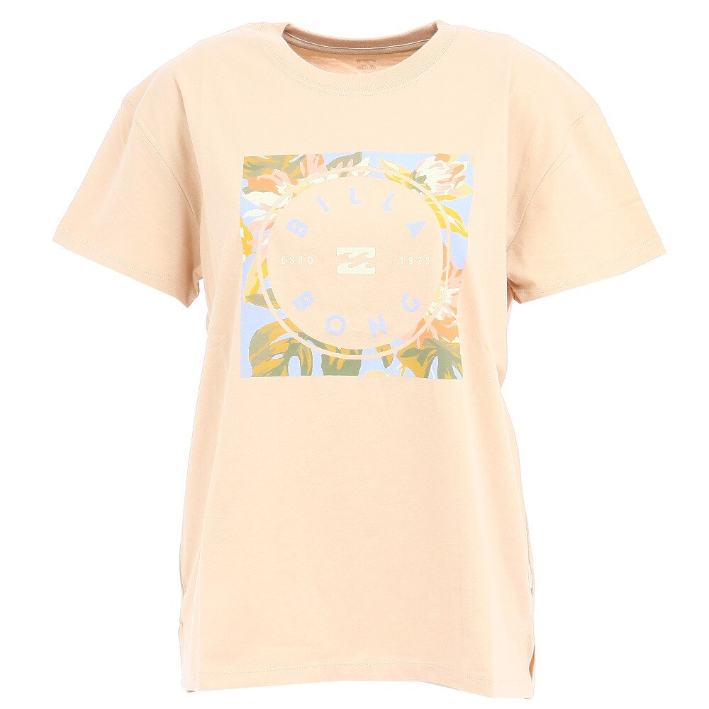  スクエアロゴTシャツ BB013203 BEG