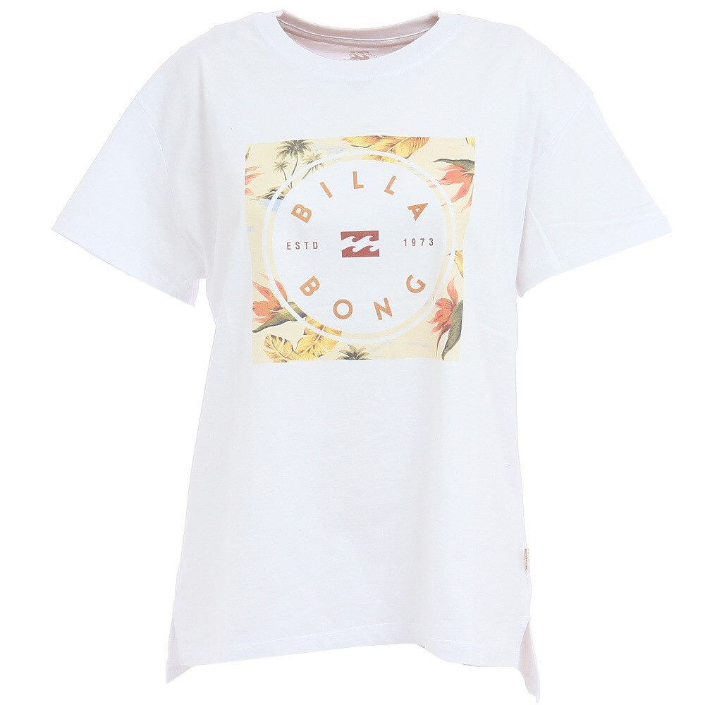  スクエアロゴTシャツ BB013203 WHT