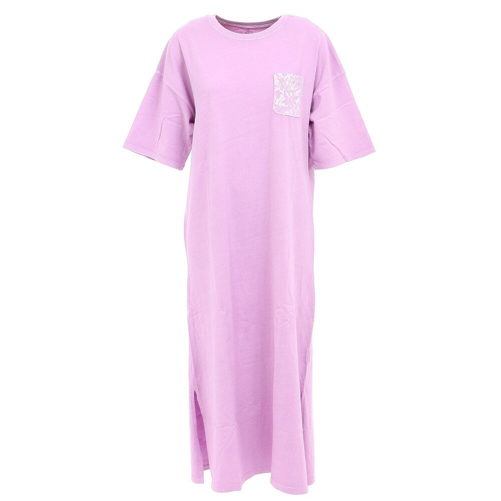  ロングワンピース ポケットTシャツワンピ BB013353 LUL