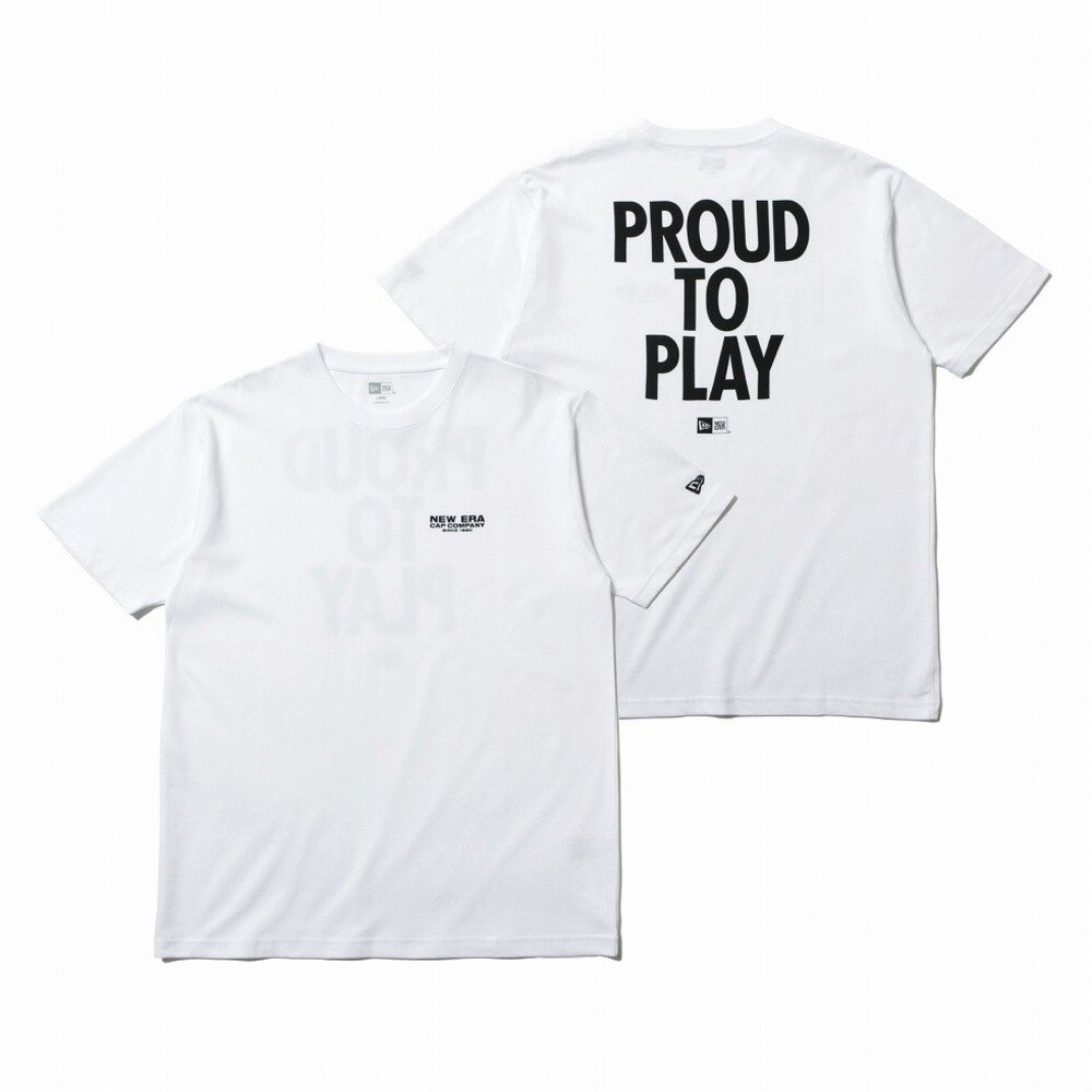  コットン Tシャツ PROUD TO PLAY ホワイト レギュラーフィット 12325155