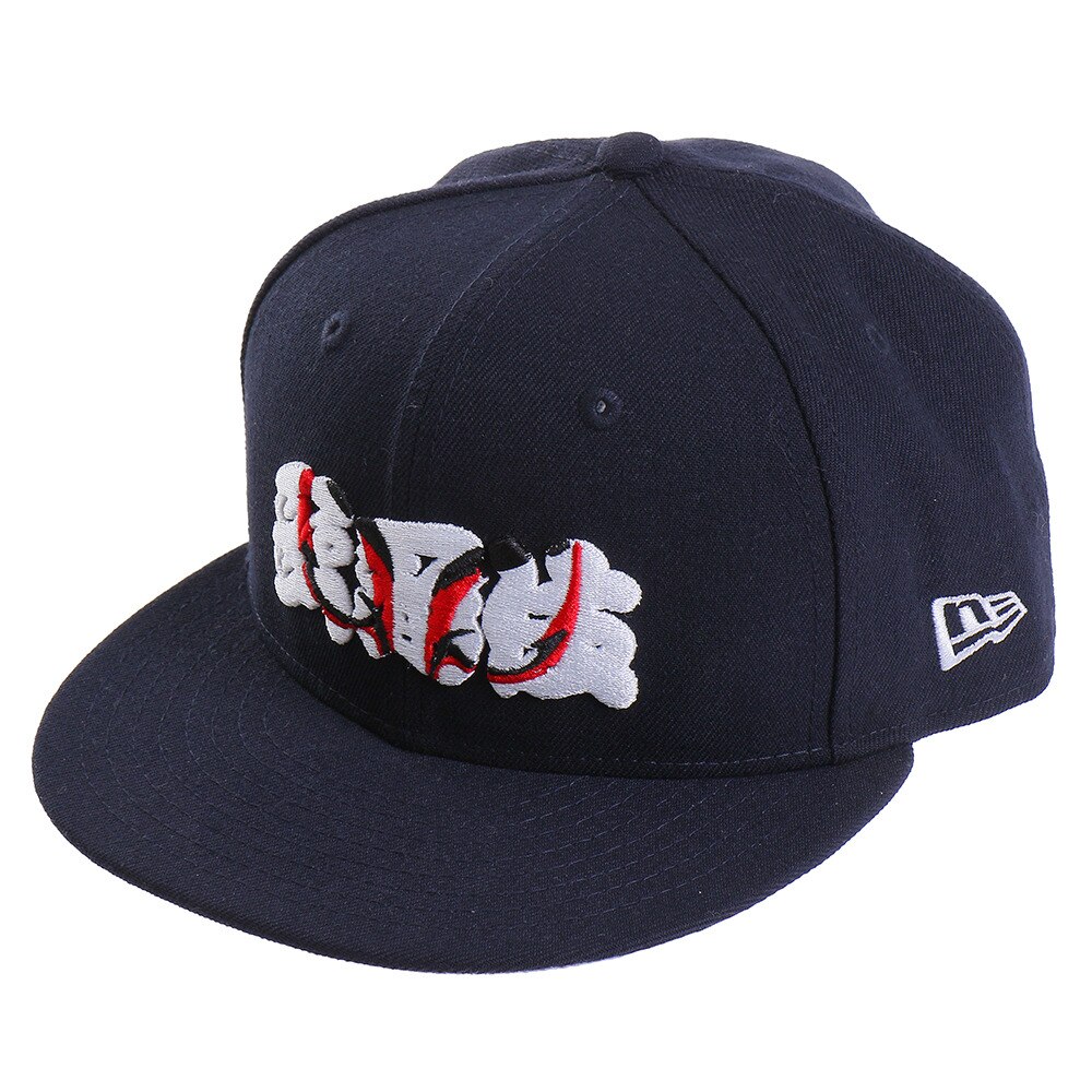 ＜スーパースポーツ ゼビオ＞ 59FIFTY 歌舞伎 ロゴ 隈取 むきみ隈 キャップ NVY 12353395画像