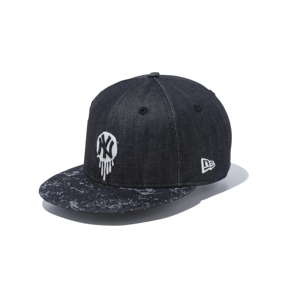  9FIFTY ニューヨーク ヤンキース スプラッシュペイント グローインザダーク ブラックデニム 12653689