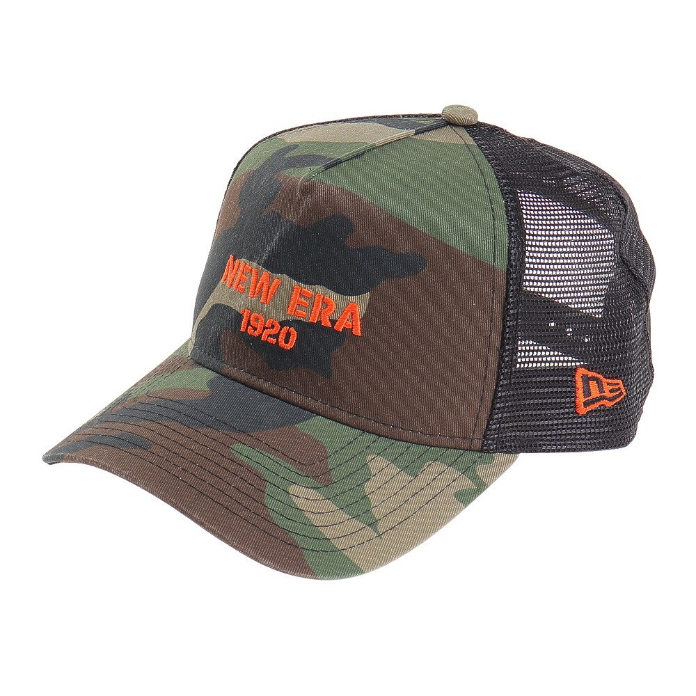  9FORTY A-Frame トラッカー New Era 1920 ウッドランドカモ キャップ 12654388