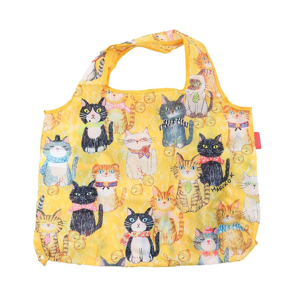 ショッピングバッグ 猫が整列したら DJQ-13520SHOPPING BAG ネコガセイレツ