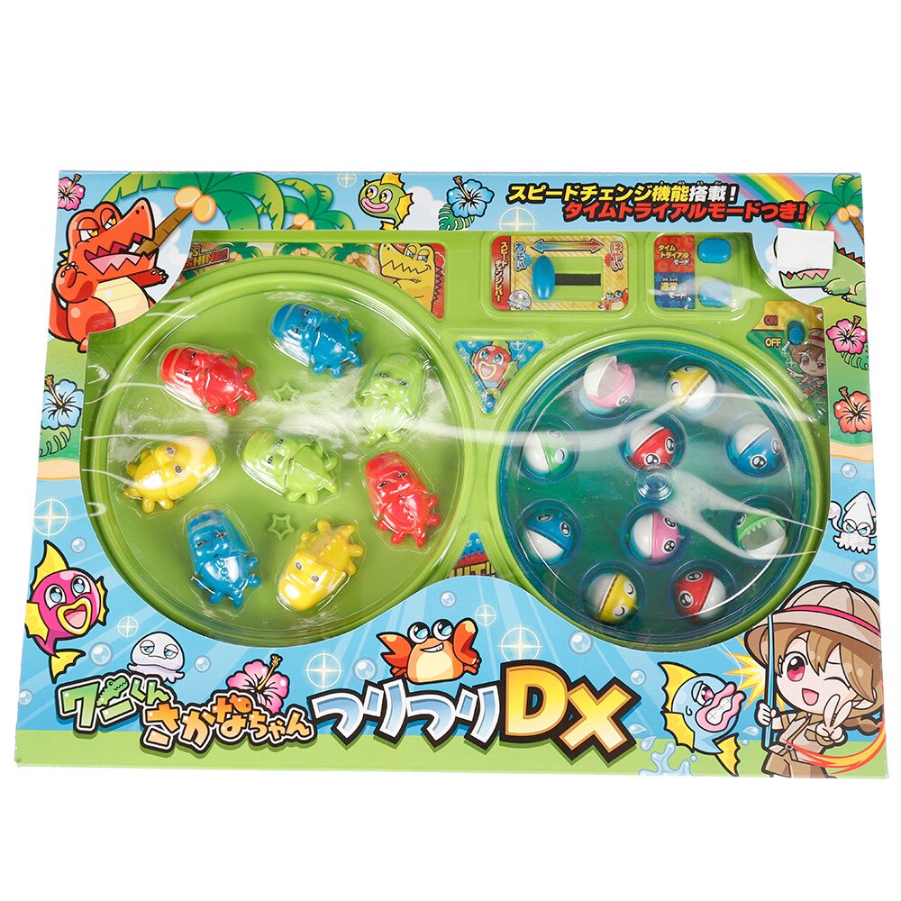  【多少の傷汚れありの為大奉仕】ワニくんさかなちゃんつりつりDX