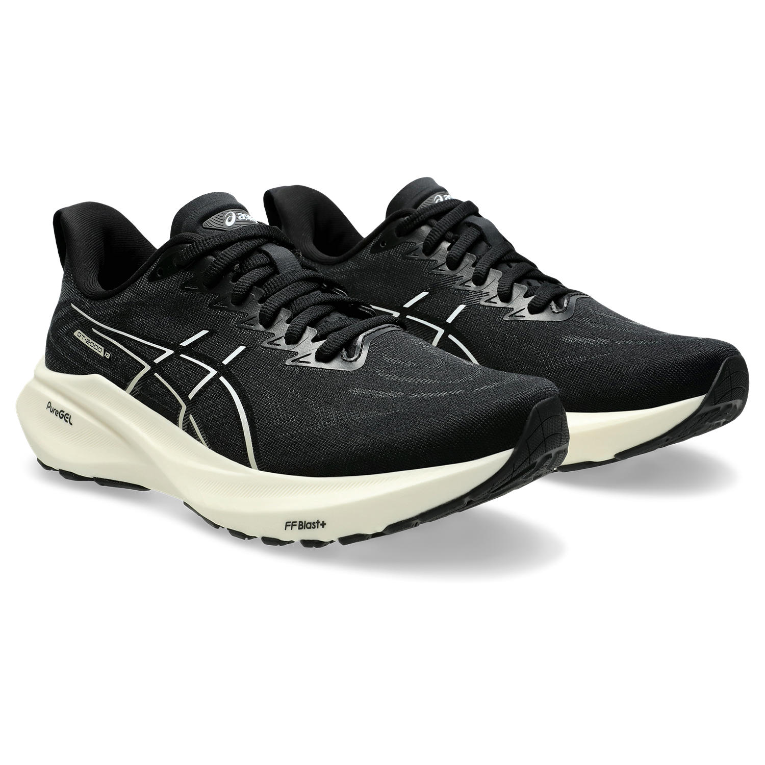 ランニングシューズ GT-2000 13ワイド ブラック ホワイト 1012B667.003