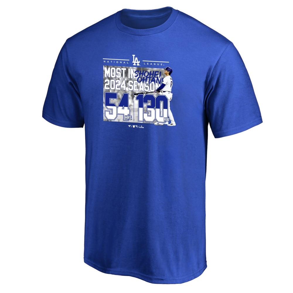 MJ・MLB（MJ・MLB）（メンズ）大谷翔平 ナショナルリーグ ホームラン王&打点王 獲得記念 Tシャツ ML01-24FW-0008