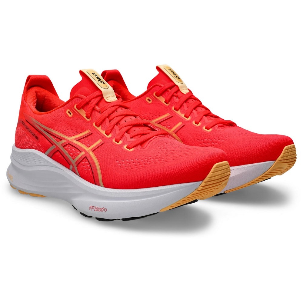 アシックス（ASICS）（メンズ）ランニングシューズ ジョギングシューズ GEL-KAYANO 32 レッド 1011C052.600 快適性 安定性 ラン ウォーク